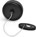 SUS304 Retractable Clothesline with Adjustable Nylon Clothing Rope for Bathroom Laundry Hotels (Black)