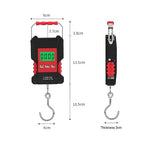 Luggage Weight Scale, Digital Crane Scale with Hanging Hook, 50kg LCD, USB Rechargeable, Luggage, Waterproof Electronic,for Travel