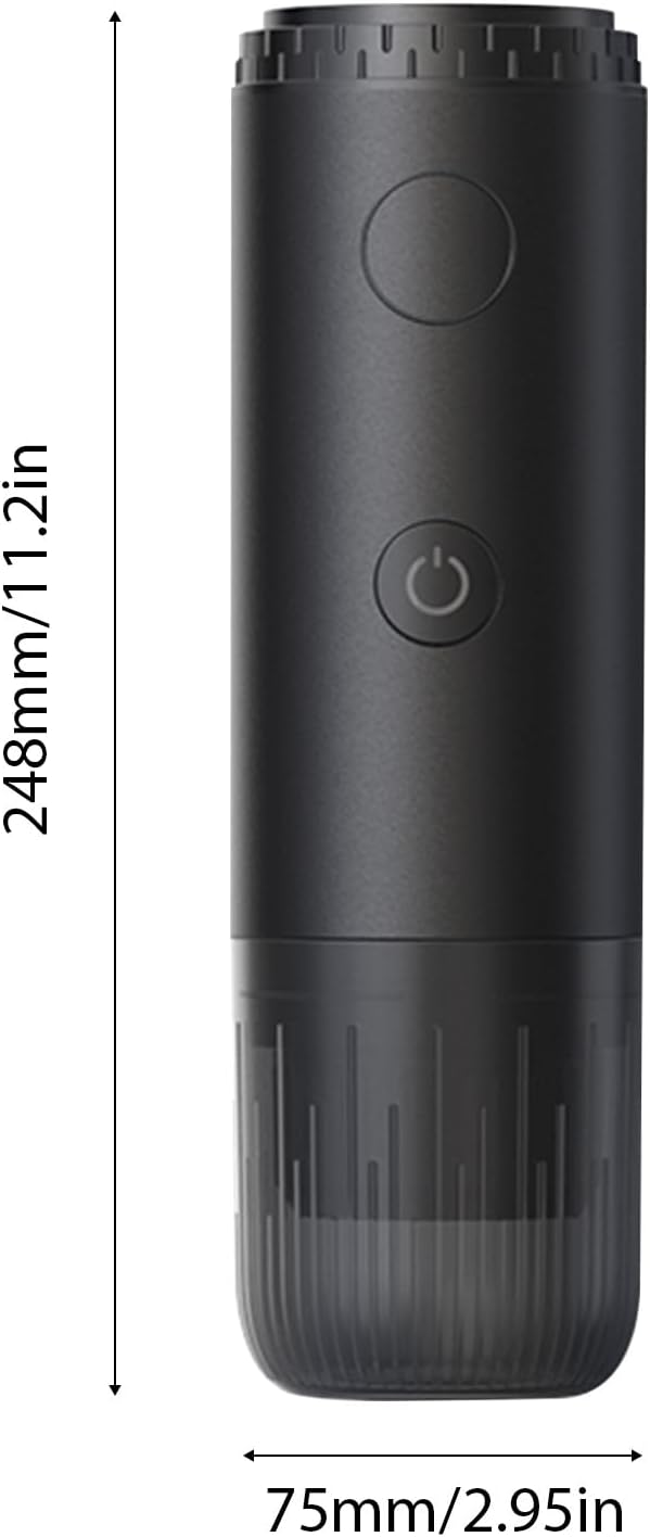 Electric Coffee Machine Capsule and Powder 2 in 1 Coffee Maker with 20 Bar Pressure 7800mAh Battery Rechargeable