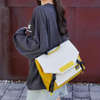 Multifunctional laptop bag, 13.3-16 inch waterproof laptop bag, casual crossbody shoulder handbag for men and women