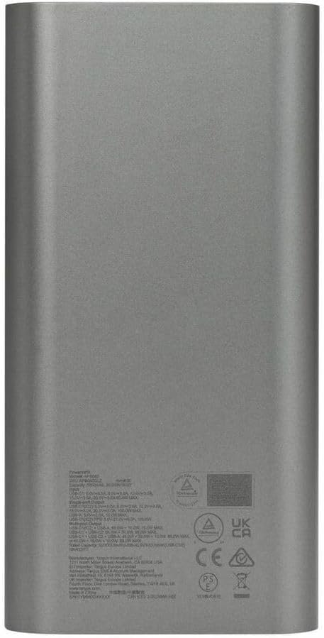 Targus 100W USB-C Portable Power Bank – 25,000mAh High-Capacity Battery, PD 3.0 Fast Charging, Airline-Safe, Charge 3 Devices - APB080GLZ
