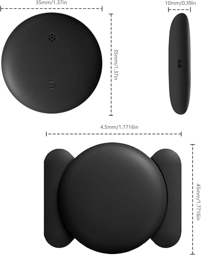 Mini Hidden GPS Tracker for Vehicles – Magnetic Waterproof Real‑Time Locator – Apple Find My Compatible, No Monthly Fee, Long Battery Life – Cars, Pets, Kids, Assets