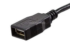 Monoprice USB 2.0 Type-A Male to Type-A Female Extension Cable - Gold Plated, 28/24AWG, 3 Feet, Black