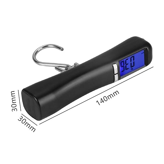 Weight ScaleHanging Scale-40Kg/10g Electronic Hanging Balance Hook Fishing Scale LCD Digital Weighing for Travel Luggage Baggage Suitcase Bag Weight Scale