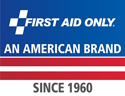 First Aid Only 9301-25P 25-Person Contractor's First Aid Kit for Home Renovation, Job Sites, and Construction Vehicles, 178 Pieces
