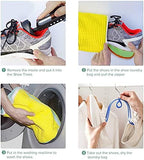 Teletrogy Shoes Laundry Bag Keep Shoes Clean, Shoe Wash Bag for Washing Machine, Durable Zipper Laundry Washing Bag, Sneaker Tennis Cleaner Kit Adjustable Shoe Trees - Home Dorm Travel Essentials