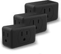 Multi Plug Wall Outlet Extender 3 Pack, VINTAR Electrical Multiple Outlet Splitter, 3 Way Plug Adapter, Small Wall Expander for Home Office Dorm Cruise Ship Travel Essentials