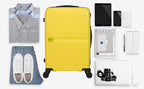 Luggage Set 3 Pieces -Suitcase Set - Luggage with Wheels - Check-in Luggage - PC + ABS Durable Suitcase Rotating Silent Wheels 3-Piece 20/24/28 yellow (yellow)
