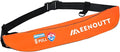 Automatic Inflatable Belt Pack Water Sports Jacket Waist Belt PFD for SUP Paddleboarding Fishing Boating Kayaking（fit 80-330 lbs） (Orange)