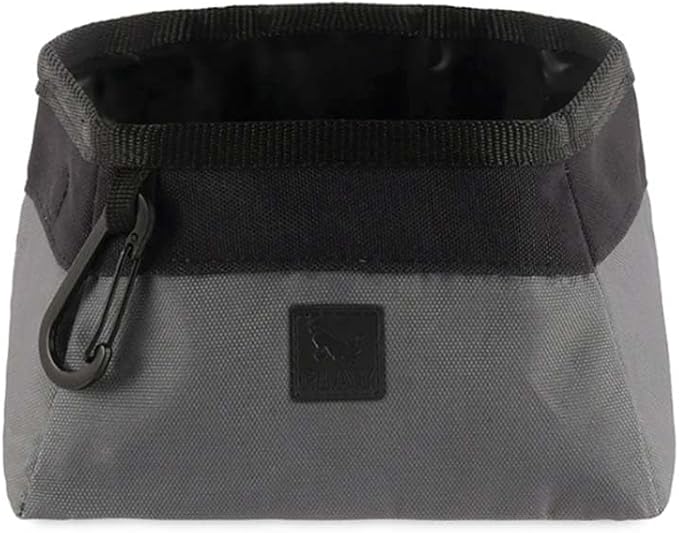 P.L.A.Y. Collapsible Dog Water & Food Bowl - Great Dogs, Travel, On-the-go, Hiking, Outdoors - Portable, Folds Flat, Waterproof, Easy Clean, 2.3L Capacity (Eclipse)