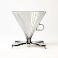 DIVVI Dual Cup Pour Over Coffee Dripper, BPA-Free, Large Capacity, Filter #4, Brew on Two Cups or One, No Carafe Needed, Fits Most Mugs, Portable, Easy to Clean & Dishwasher Safe Coffee Maker