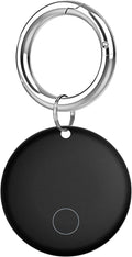 Air Tracker Tags GPS Tracker Case,Mini Key Item Finder Locator,No Monthly Fee with Apple Find My(iOS only),Anti-Lost Bluetooth Tag ItemTracker Case for Luggages/Kids/Pets/Wallet/Bag-1Pcs-Black