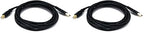 Monoprice 10ft Gold Plated 28/24AWG USB 2.0 A Male to B Male Cable (Pack of 2)