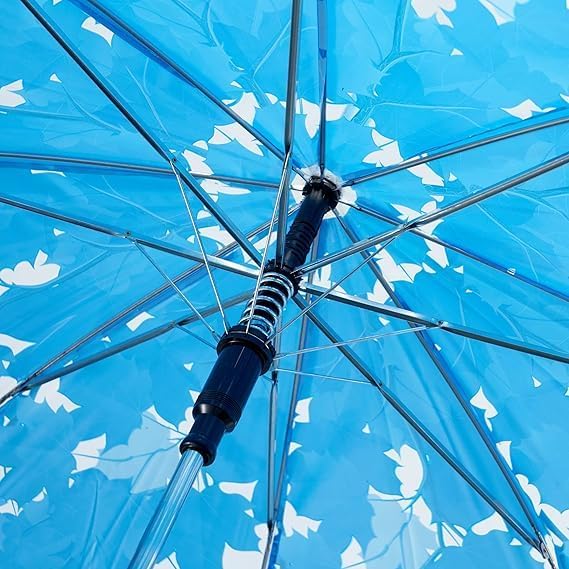 Clear Bubble Umbrella - Automatic Opening Clear Dome Umbrella with the Stylish J-Shaped Handle for Men and Women, Wedding, Outings and Large Group Gatherings, Graduations, Proms, or Daily City Walks