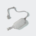 Pander Mini Belt Bag – Ultra Compact, Fits 6.7” Phone, Lipstick, Earbuds, Essentials, Small Crossbody Waist Purse, Pale Grey