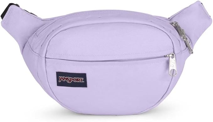 JanSport Fifth Avenue Fanny Pack Crossbody Bags for Women, Men - Stylish, Durable Waist Bag with Adjustable Belt, Main Zippered Pocket, Quick Stash Pocket - Travel Essentials - Black