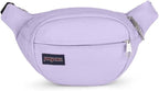 JanSport Fifth Avenue Fanny Pack Crossbody Bags for Women, Men - Stylish, Durable Waist Bag with Adjustable Belt, Main Zippered Pocket, Quick Stash Pocket - Travel Essentials - Black