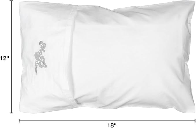 MyPillow Multi-Use Travel Pillow Compact Pillow for On-The-Go Comfort and Sleeping, Portable, Compact, Washable Pillow for Adult and Kids Neck Support [White]