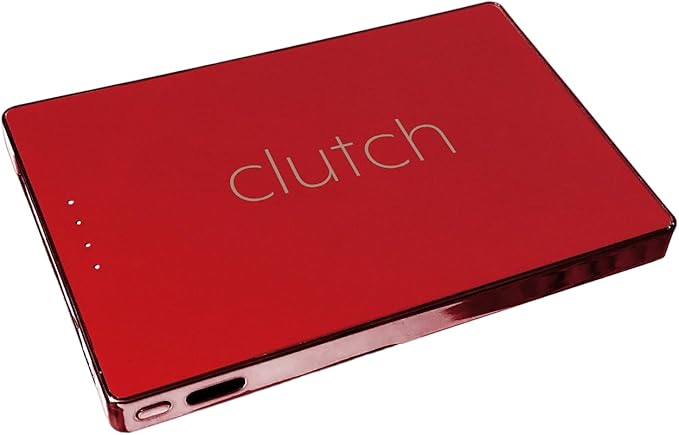 Clutch - Pro USB-C Portable Charger - Compatible with iPhone 15, 16, 17 & Android Devices - Power Bank Magnetic Battery - TSA Travel Approved - USB Rechargeable - Built-in Cable - 5000 mAh - 3.7oz