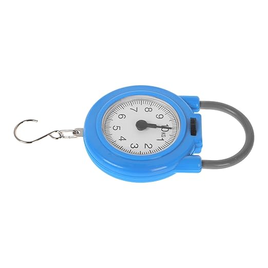 Portable Mini Electronic Hook Scale High Precision Digital Luggage and Travel Weighing Scale Handheld Blue for Home Use
