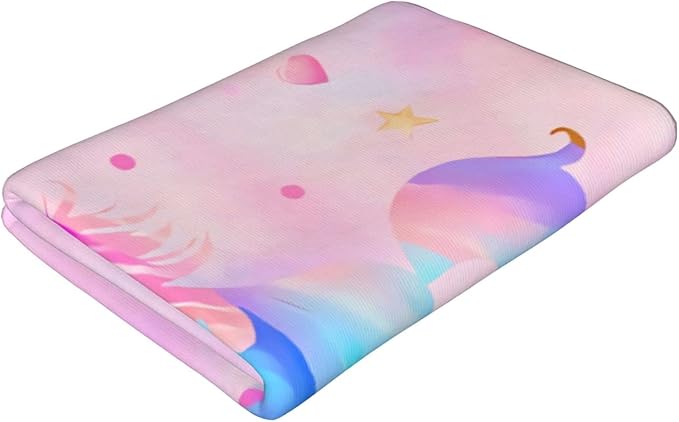 COMFAR Unicorn Beach Towel for Girls, Personalized Beach Towels for Kids Microfiber Beach Towels Bulk, Cute Beach Towel, Quick Dry Pool Towel 30"x 60"