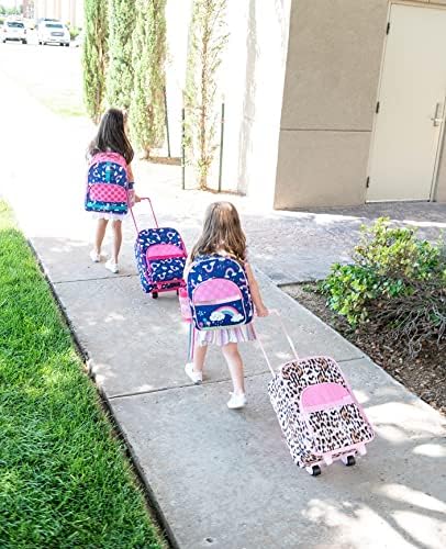 Stephen Joseph Kids Classic Rolling Luggage, Kids Luggage, Toddler Rolling Travel Carry On, Kids Suitcase with wheels,