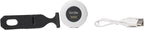 She's Birdie - The Original Personal Safety Alarm Disc for Bikes, Hikes, and Late Nights - Loud Siren, LED Light for Extra Visibility, Rechargeable, Handsfree, Lightweight, Water Resistant (Charcoal)