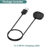 Charger for Amazfit Helio Strap/Active 3/Active Max/T-Rex 3 Pro/T-Rex Ultra 2/Balance 2, Replacement Charging Cable Cord for Amazfit Smart Watch & Fitness Tracker (3.3ft/1m)