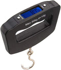 Digital Luggage Scale 110lb /50kg, Portable Mini Electronic Scale with Fishing Hook Tare Function Backlit LCD Display for Home Farm Factory Hunting Outdoor C42
