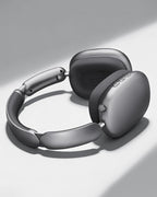 Wentronic Y02 Active Noise Cancelling Headphones, Wireless Over-Ear Bluetooth 5.4 Headphones, Multiple Modes, 60H Playtime, Hi-Res Audio, Big Bass, Foldable Lightweight for Travel Home Office, Grey