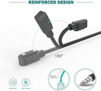 [2 Pack] Universal Smart Watch Charger Magnetic, VeryFit / da fit Smartwatch Accessories 2 Pin Replacement Charging Cable Compatible All 2.54mm - 2.84mm-Pin-Pitch Smart watch (Model A&B Only one Fit)