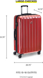 DELSEY PARIS Helium Aero Hardside Expandable Luggage with Spinner Wheels, Brushed Charcoal, 2-Piece Set (19/28)