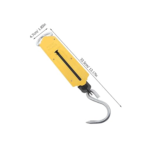 LIFKOME 2pcs Mechanical Hanging Weight Scale with Spring Balance 100kg Portable Handheld Hook Scale for Luggage, Fishing, Farming and Kitchen Use
