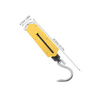 LIFKOME 2pcs Mechanical Hanging Weight Scale with Spring Balance 100kg Portable Handheld Hook Scale for Luggage, Fishing, Farming and Kitchen Use