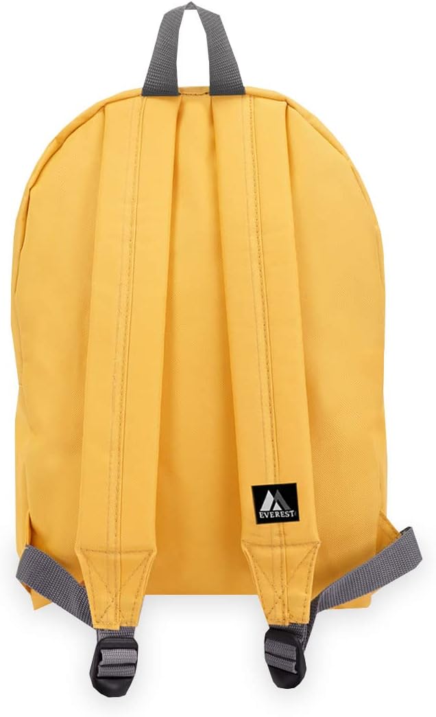 Everest Basic Backpack, Yellow, One Size
