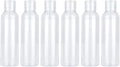 ORFOFE 6pcs 120ml Flip-top Refillable Travel Bottles, Empty Shampoo and Toiletries Containers for Bathroom and Cosmetic Use