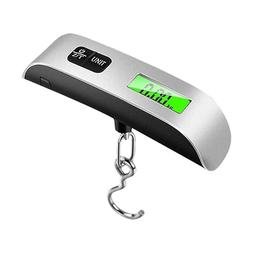 Luggage Weight Scale, 5pcs 50kg/110lb Electronic Hanging Suitcase Travel Weighs Portable Digital Luggage Weight Scale LCD Display Hand Luggage Scale,for Travel(Hanging Hook)