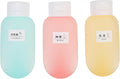 KICHOUSE Squeezable Abs Travel Storage Bottles 3pcs 60ml Leakproof Flip Cap Sub-packing Containers for Shampoo Lotion Toiletries Refillable for Travel Use