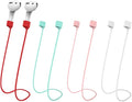 Magnetic Anti-Lost Straps for AirPods,Colorful Soft Silicone Sports Lanyard, Neck Rope Cord