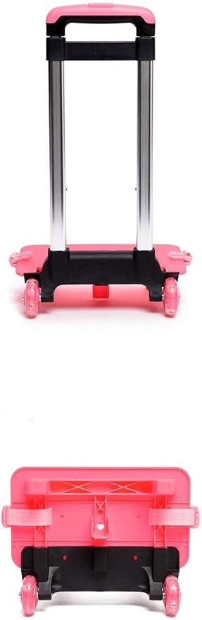 Backpack Hand Truck YUB Wheeled Cart Trolley Hand Aluminium Alloy Folding Trolley Cart for Schoolbag