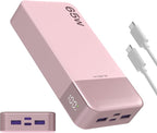 JUOVI Portable Charger 65W Power Bank 20000mAh Compact USB C Laptop Power Bank Fast Charging Battery Pack for Laptop MacBook Dell XPS iPad Tablet Steam Deck iPhone 17/16/15/14 Series Samsung and More