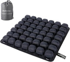 Sodurue Travel Cushion Airplane Seat,Airplane Seat Cushion for Long Flights,Press Type Air Inflatable Wheelchair Seat Cushion,49 Airbags,for Car,Office,Stadium,Ergonomic Comfort Support,Heavy Duty