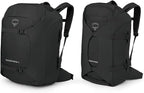 Osprey Sojourn Porter 46L Travel Backpack – Carry-On Compliant Luggage with StraightJacket Compression and Padded Laptop Sleeve – Durable Pack for International or Urban Travel, Black