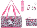 Hello Kitty Bows All-Over Print 5-Piece Duffel Bag Set
