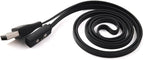Kissmart Charger for Pebble 2, Pebble Time Round, Replacement Charging Cable Cord Charger for Smart Watch (Black)