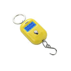 Luggage Weight Scale, 8pcs 25kg/5g Portable Hanging Scale Mini LCD Digital Scale for Fishing Luggage Travel Weighting Electronic Scale,for Travel(Yellow)