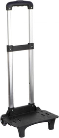 Backpack Trolley Aluminum Alloy 2 Wheels Portable Telescopic Rod Travel Trolley