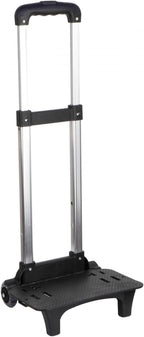 Backpack Trolley Aluminum Alloy 2 Wheels Portable Telescopic Rod Travel Trolley
