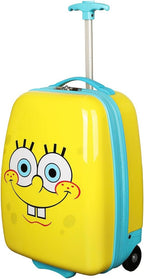Bioworld Spongebob Squarepants Face 16.5" Youth 2-Wheel Luggage