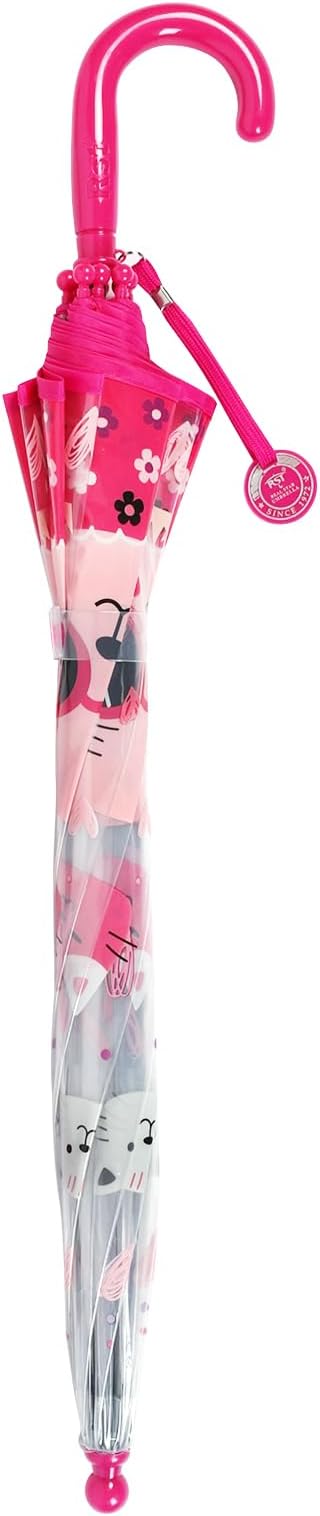 Kids Clear Umbrella for Rain Dome Bubble Umbrellas Windproof for Kids Boys and Girls